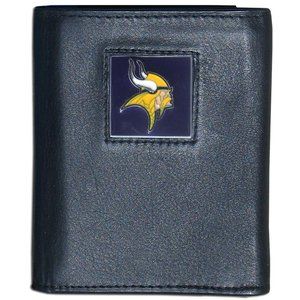 Minnesota Vikings Fine Grain Leather Wallet